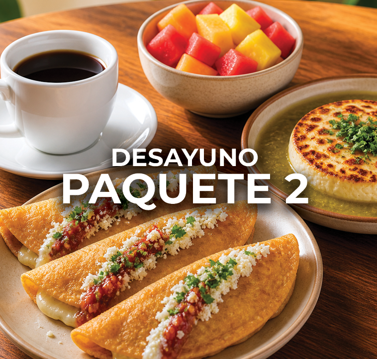 Menú Paquete Dos